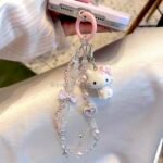 Miss Kitty Bow Crystal Sweet Phone Charm