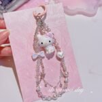 Miss Kitty Bow Crystal Sweet Phone Charm