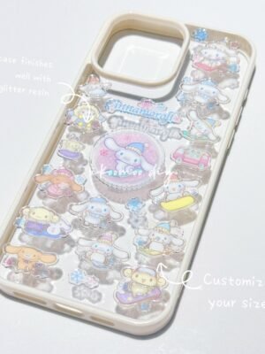[Customize]Cinna Skiing Winter Deco Resin Case