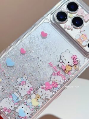 Bling Bling Kitty Phone Case - 02 Just Need Bling Bling Kitty Phone Case, iPhone 14