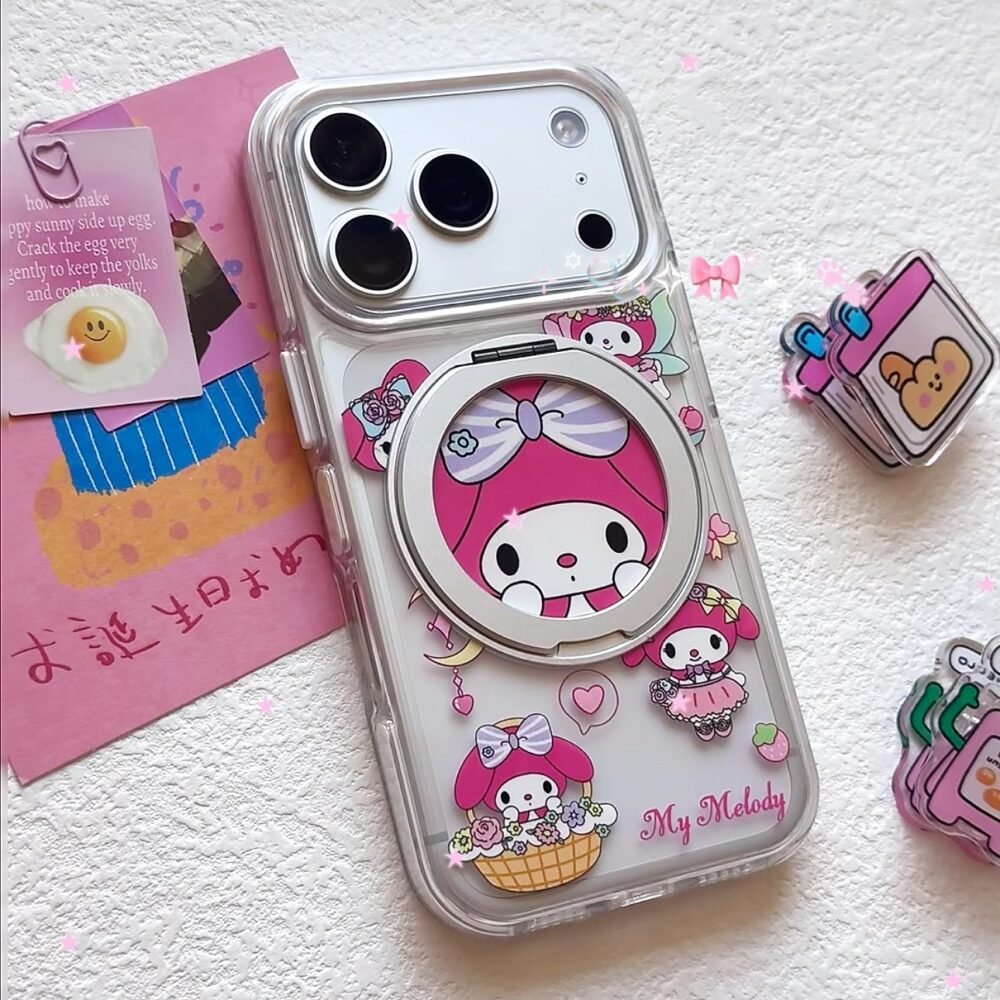 Kawaii Bestie Phone Cases with Holder