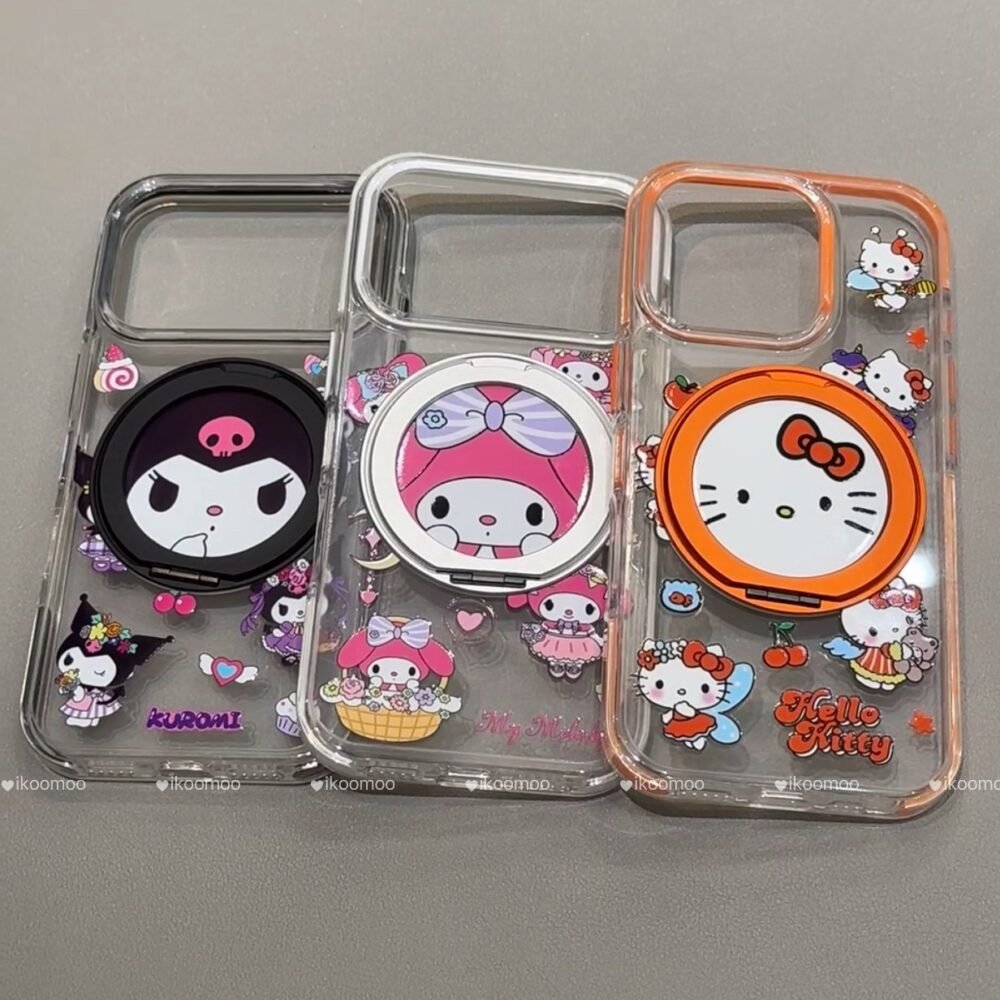 Kawaii Bestie Phone Cases with Holder