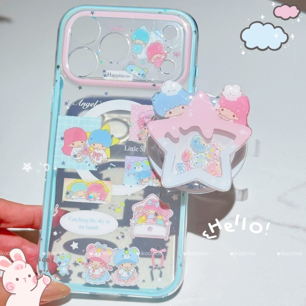 Little Twin Star Shiny MagSafe Case Set