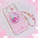 Kitty Strawberry Garden Pink MagSafe Phone Case