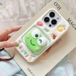 Softable Cute Family Phone Case+3D Rotatable Holder