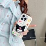 Softable Cute Family Phone Case+3D Rotatable Holder