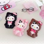 Softable Kitty Flower Bow Phone Case