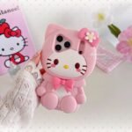 Softable Kitty Flower Bow Phone Case