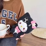 Softable Kitty Flower Bow Phone Case