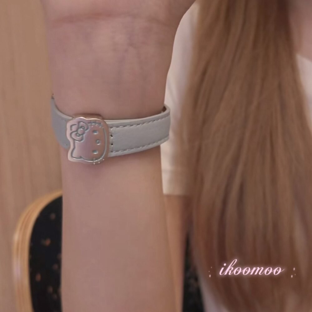 Kitty Magnetic Clasp iWatch Wrap Strap
