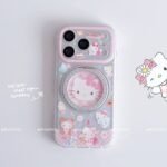 Kitty Pink Day Cream Matte MagSafe Case with Holder