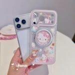Kitty Pink Day Cream Matte MagSafe Case with Holder