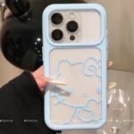 Minimal Transparent Kitty Phone Case