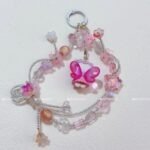 Fairy Kitty Flower Crystals Phone Charm