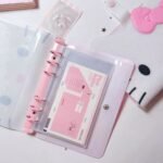 Kitty Shiny Glitter Loose-Leaf Journal