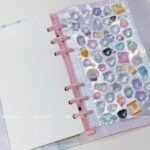 Kitty Shiny Glitter Loose-Leaf Journal