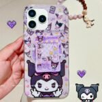 Kuromi Pixel Art Claw Machine MagSafe Case Set
