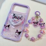 Kuromi ‘Rose Love’ Glitter Purple MagSafe Case Set