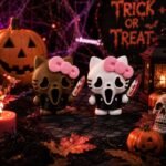 Halloween Mischief Cat Charm & Figurine
