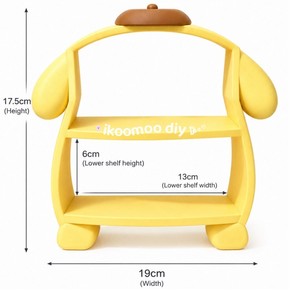 Cute Character Desk Organizer | 3D Printed Desktop Shelf