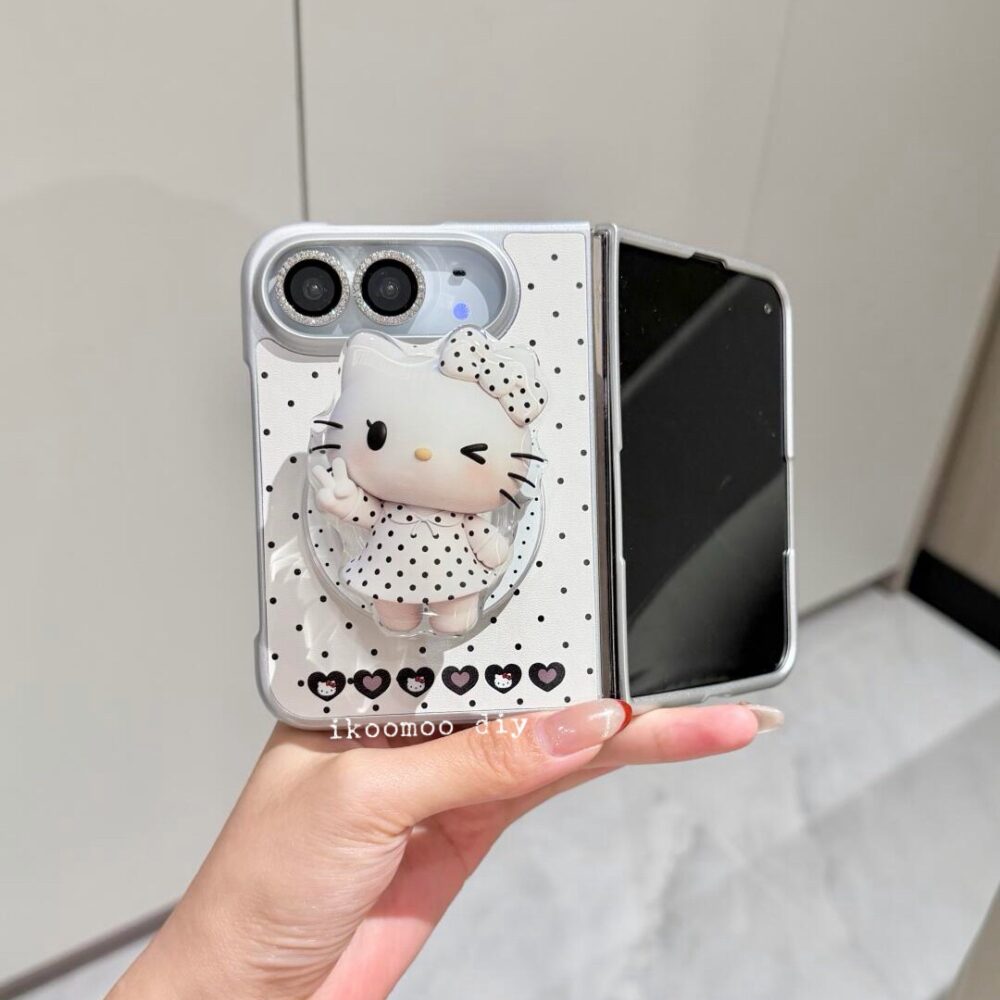 Miss Kitty British Chic Polka Dots MagSafe iPhone Duo Case Set