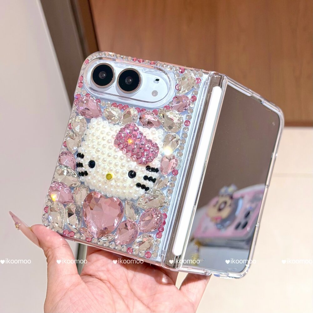 Sparkling Kitty Luxury Decor iPhone Duo Case
