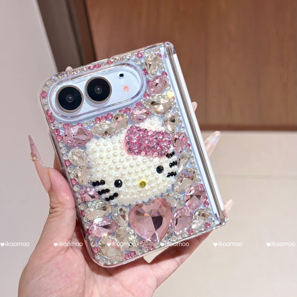Sparkling Kitty Luxury Decor iPhone Duo Case