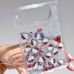 Pixel Kitty Apple Liquid Glitter iPhone Duo Case