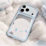 Cute Cinnamoroll Baby Blue Silver-Shine Phone Case